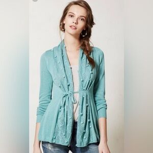 Anthropologie Knitted & Knotted
Pom Pom Cardigan
